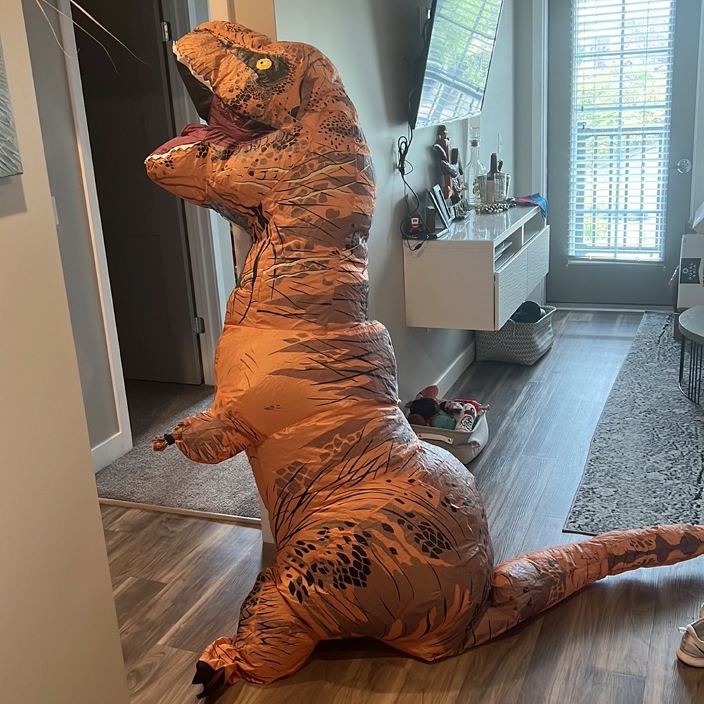 Inflatable Dinosaur costume